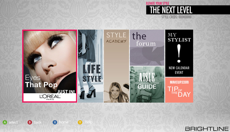 Xbox 360 L'Oreal The Next Level App