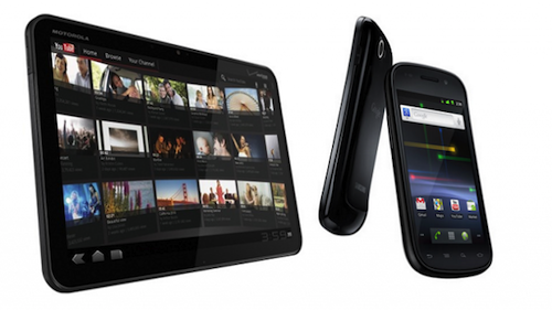 Google Nexus S Motorola Xoom