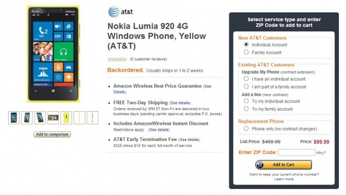 Nokia Lumia 920 Amazon Wireless