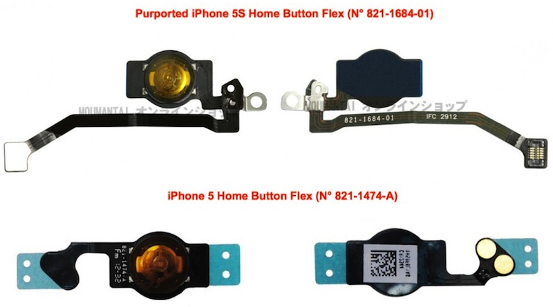 iPhone 5S parts leak