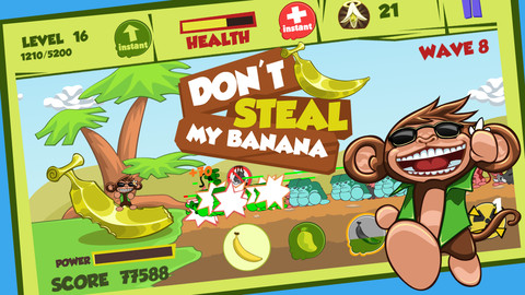 don't steal my banana iphone game