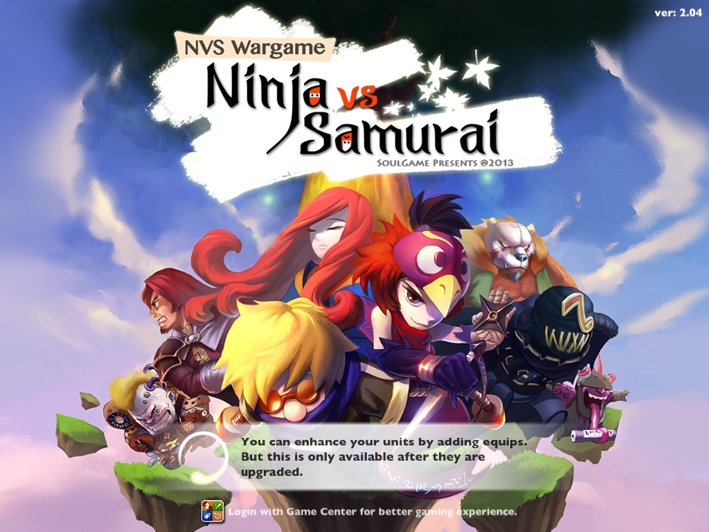 NVS Wargame: Ninja vs Samurai ipad game