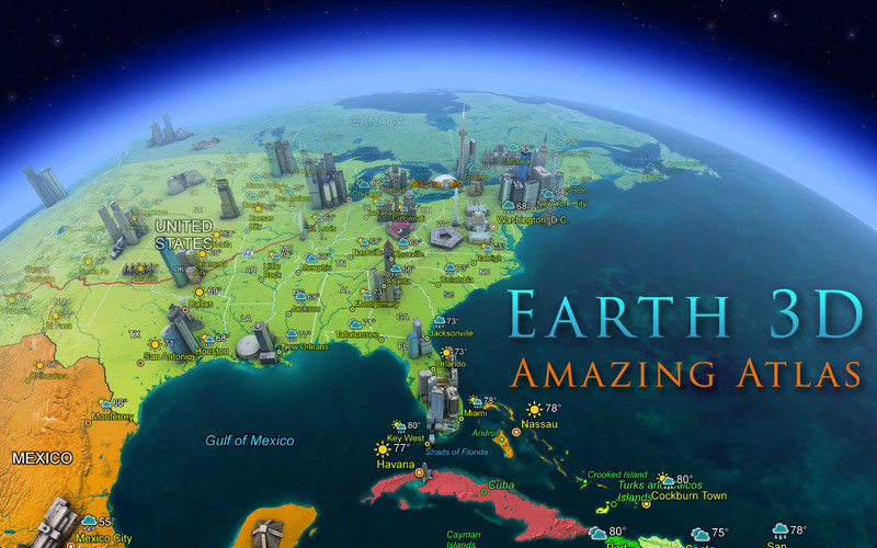 Earth 3D Mac App