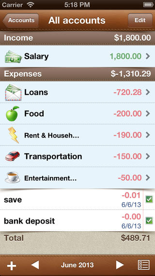 Alzex Finance iPhone App