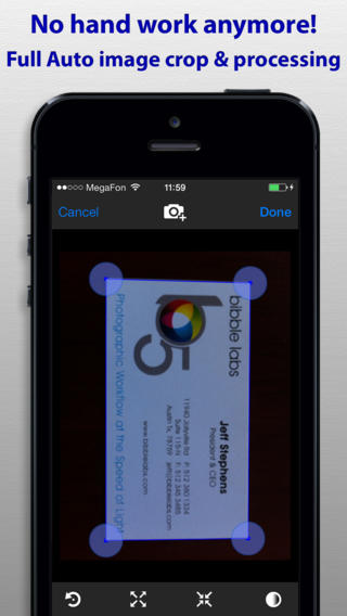 SharpScan iPhone App