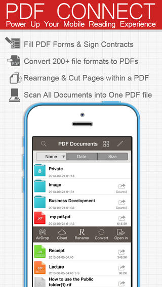 PDF Connect iPhone App