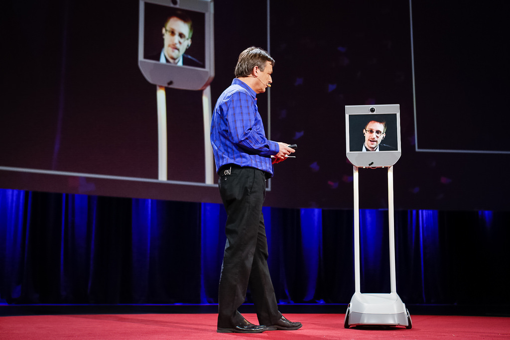 Snowden Makes TED Appearance, Says More NSA Documents On The Way