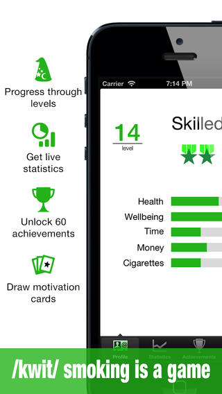 Kwit - iPhone quit smoking app