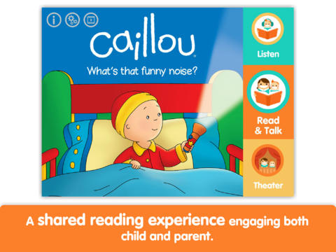 Caillou: What's That Funny Noise? iPad App