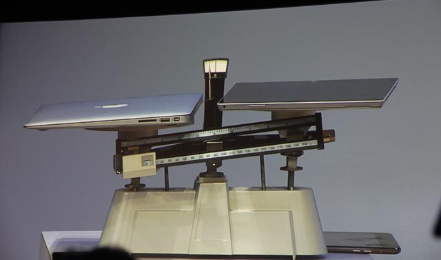 macbook-air-vs-surface-pro-3 So, is the MacBook Air heavy on value or is the Surface Pro 3 light on features? Microsoft marketing needs to work on its optics…