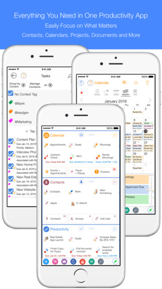 LightArrow Organiser iPhone app