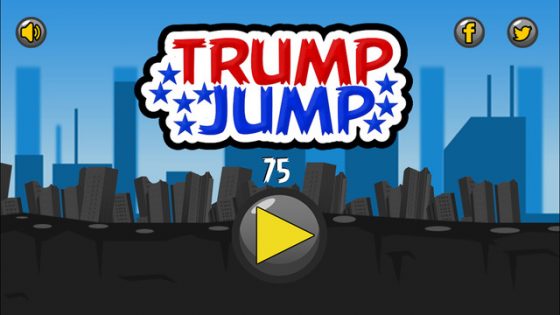 Trump Jump Collect Votes and Avoid the Other Candidates in Trump Jump for iOS ...