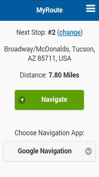 MyRoute iOS app