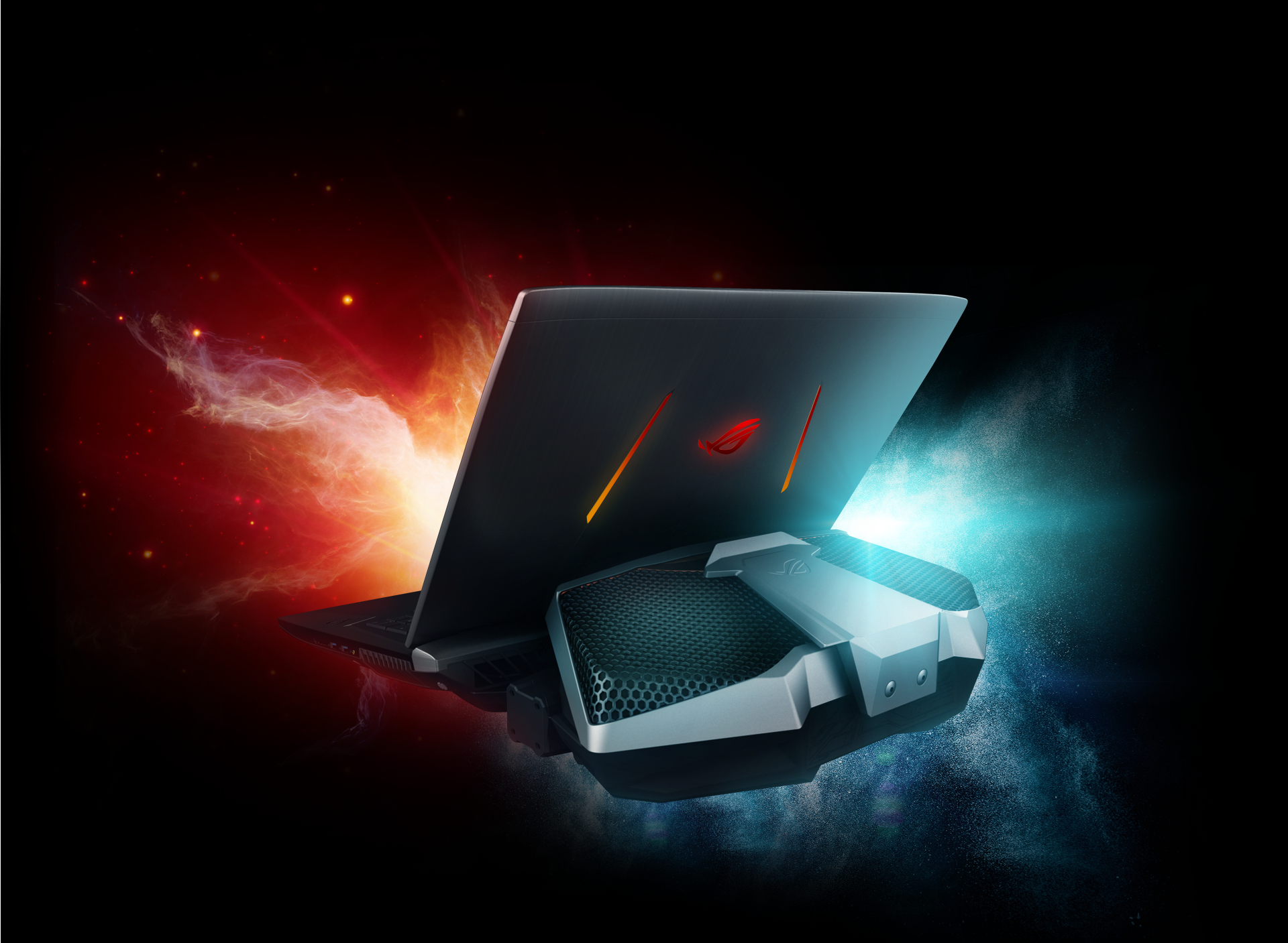 ASUS ROG GX800 is a liquid cooled laptop with the fastest hardware in a gaming notebook