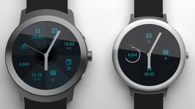 First Google smartwatch renders appear with a round watch face