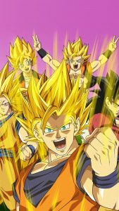 DBZ Team HD Gaming Wallpapers for iPhone 7