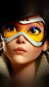 Girl with Glasses HD Gaming Wallpapers for iPhone 7