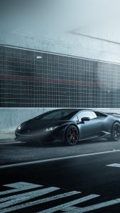 Dark Black Lamborghini Car Wallpapers for iPhone 7 in HD