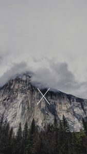 Cloudy Mountain iPhone 7 Wallpaper