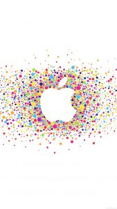 Apple Logo iPhone 7 Colorful Wallpapers