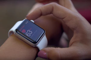 An image of the Apple Watch 3 with Heartbeat Feature