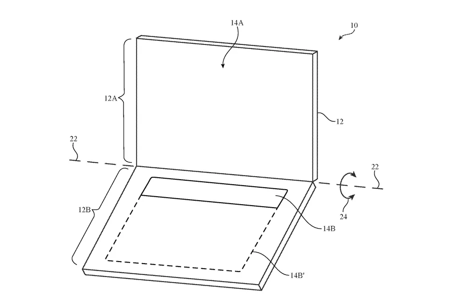MacBook touch-keyboard patent 