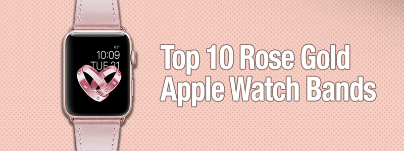 A featured image of a rose gold apple watch band by Tapscape