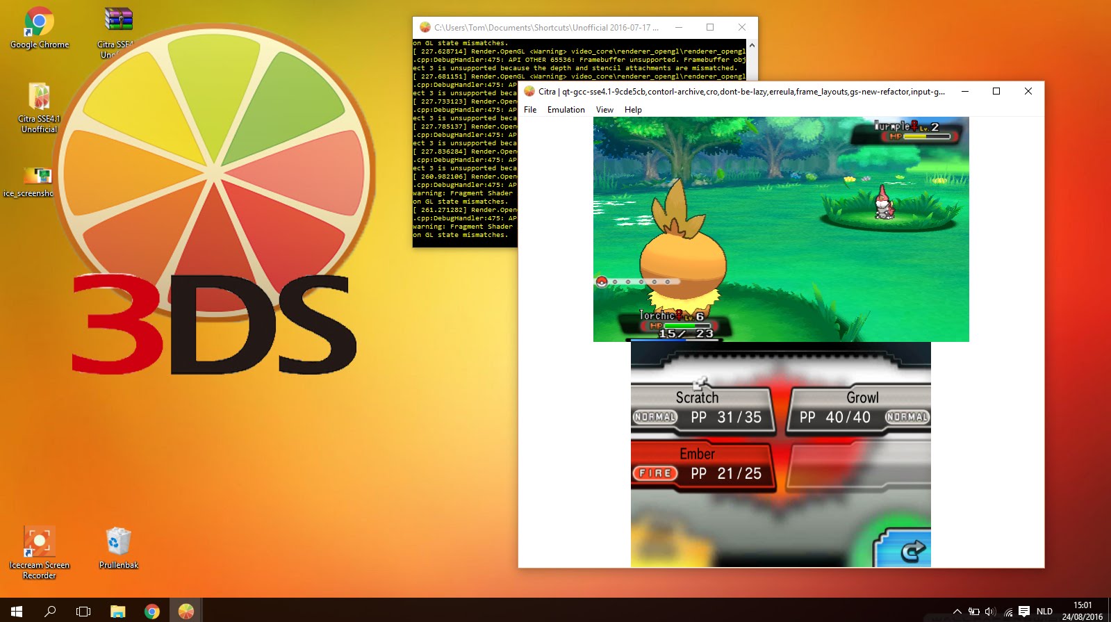 The best functioning 3DS emulator on the market right now is Citra