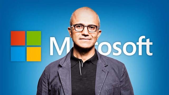 Microsoft's now CEO turned the company away from product to services. A good move.