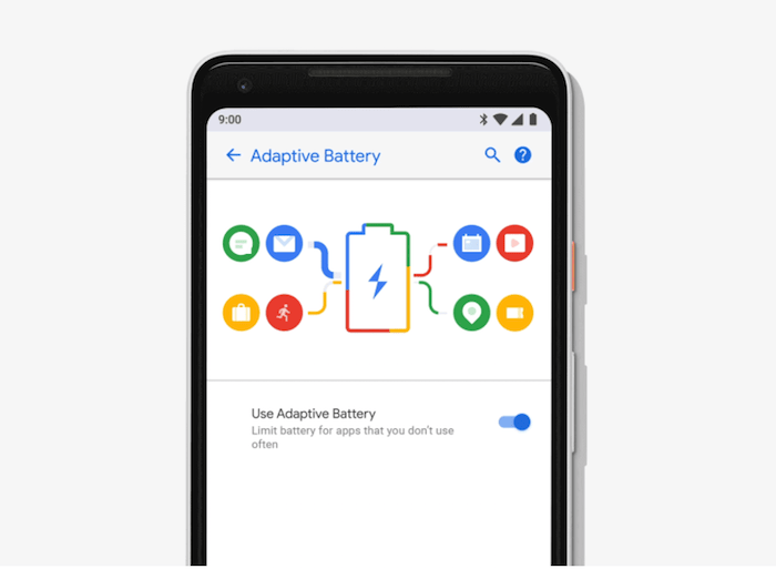 Android P offers improved battery life