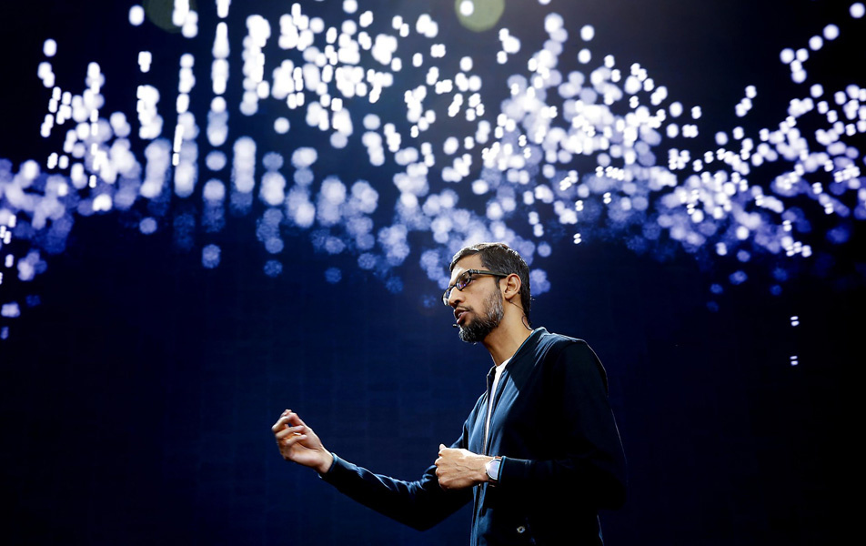 Sundar Pichai, CEO of Google at I/O 2017