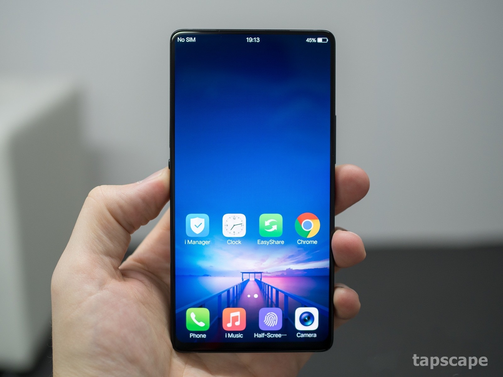 This is the Vivo Apex mobile phone concept.