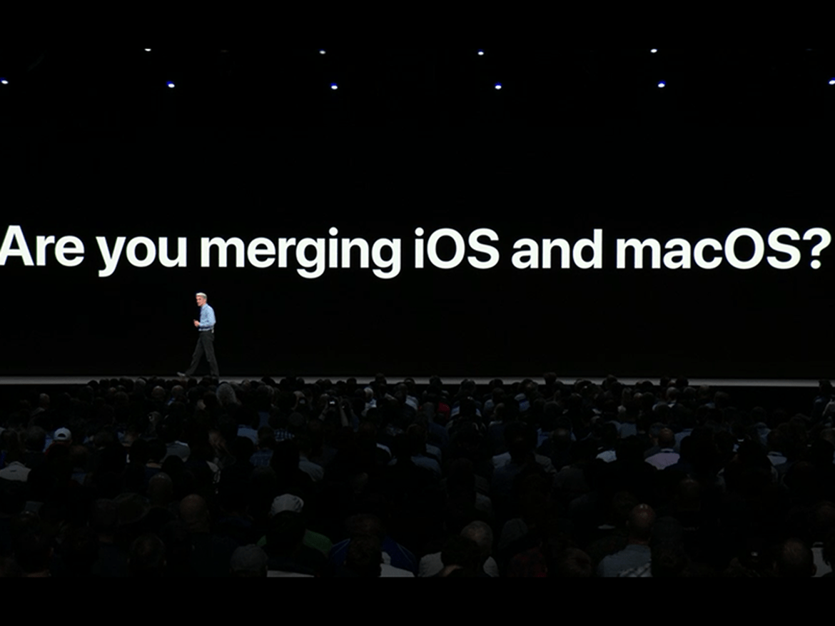 MacOS and iOS won't be merged