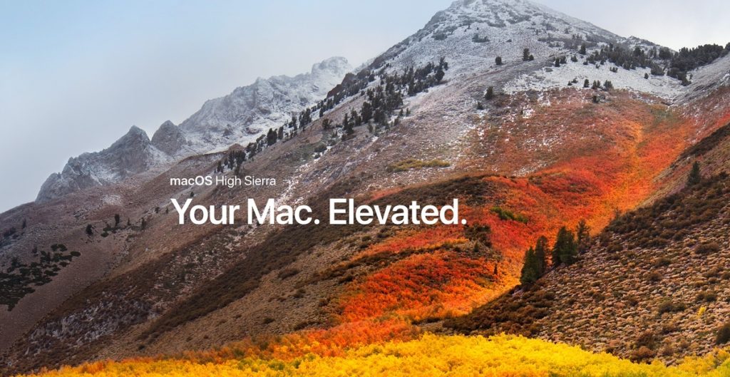 macOS High Sierra [For Representational purpose]
