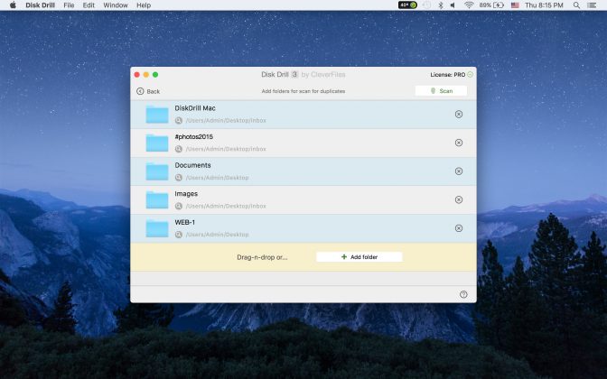 Disk Drill Mac Duplicates