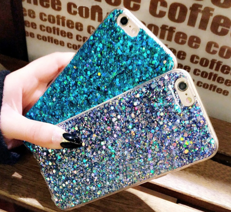 Bling Glitter Case in Blue