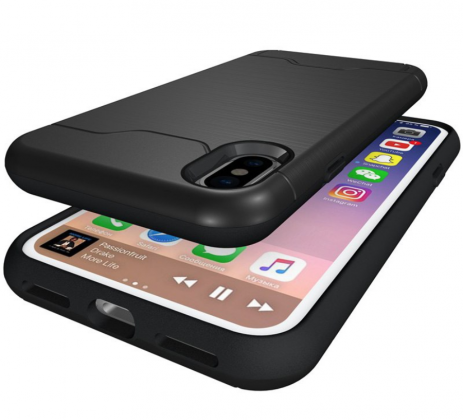 Armor Shockproof Card Slot Case Sideways