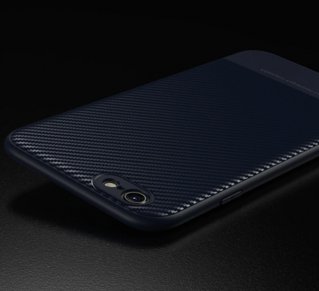 Thin Carbon Fiber Case Blue