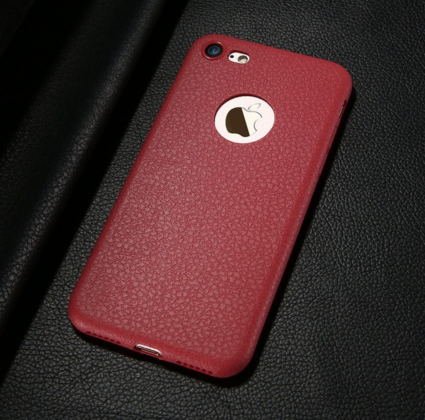 Red Ultra Thin Soft Leather Case