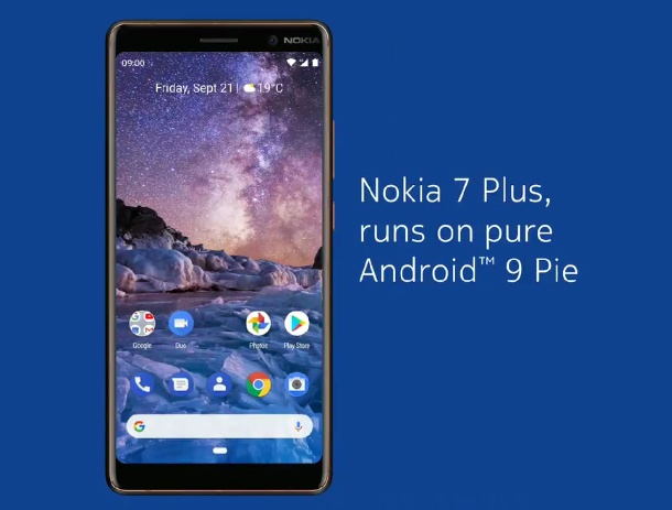 Nokia 7 Plus Android 9.0 Pie