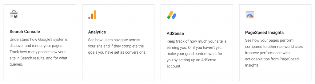 Google Site Kit Features