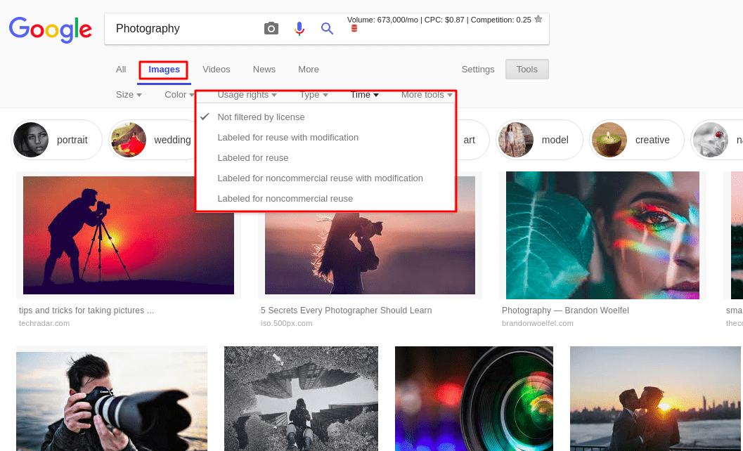 free stock images in google