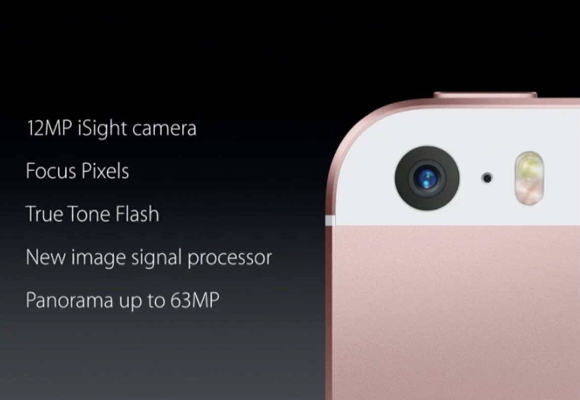 iPhone SE Camera