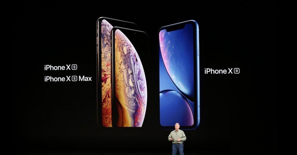 iPhone XS or the iPhone XR