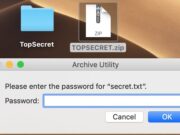 How To Encrypt A ZIP file On Mac