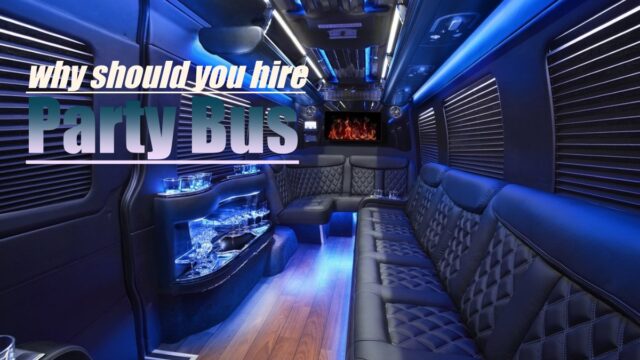 Why should one hire a party bus