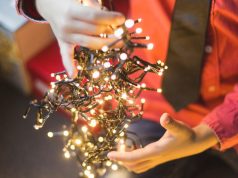 Christmas Lights Illuminating the Season