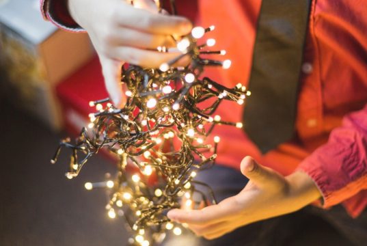 Christmas Lights Illuminating the Season