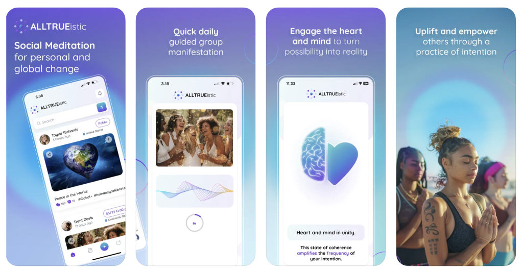 ALLTRUEistic App screenshots