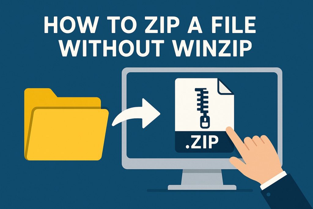 How to Zip a File Without WinZip -3 Proven Ways